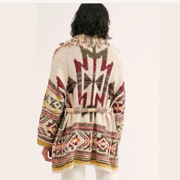 Free People Wild Wild West Cardi Sweater Wrap XS/S - Picture 3 of 5